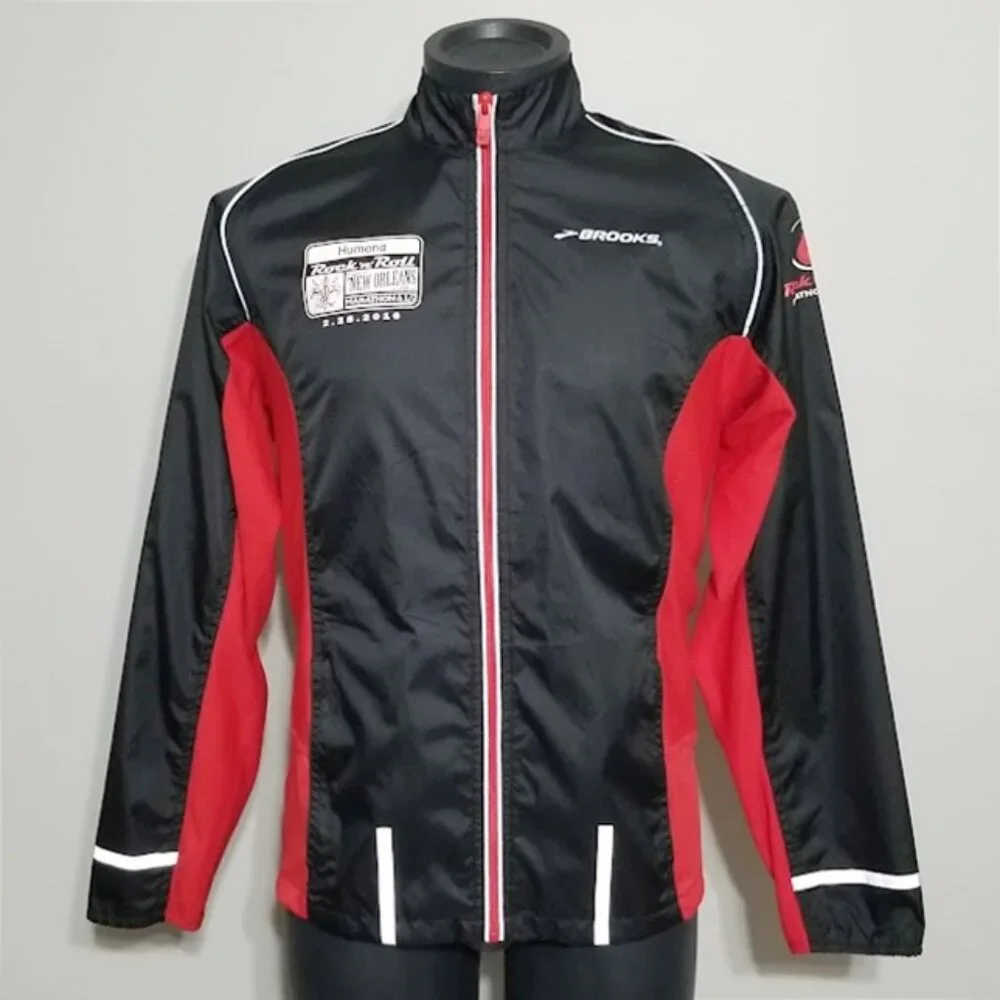 Brooks Running Jacket New Orleans Rock N Roll Marathon Finisher 2016 Unisex Sz S